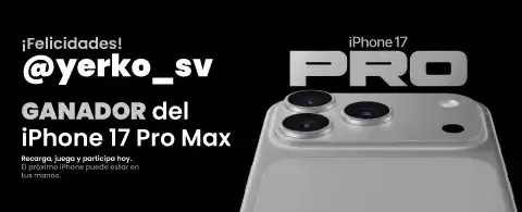 Sorteo iPhone 17 Pro Max promotional banner